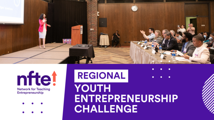 Promotional image for NFTE Regional Youth Challenge event